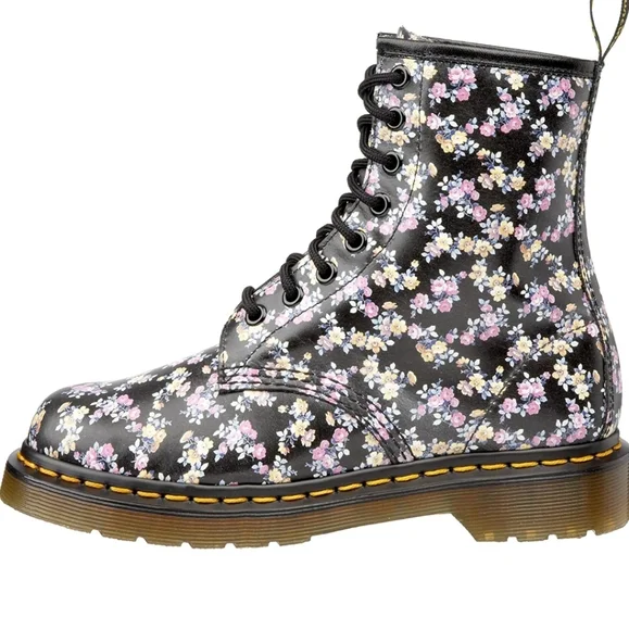 DR. MARTENS 1460 W IN BLACK MINI TYDEE - Picture 2 of 16